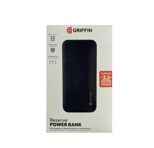 Griffin Powerbank GP-147 10,000 m/Ah (GP-147-BLK)