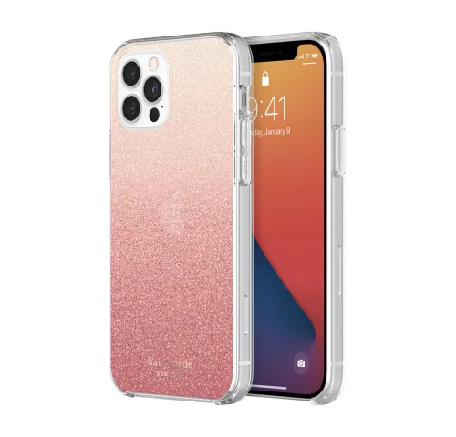 Kate Spade New York Protective Hardshell Case for iPhone 12 & 12 Pro (KSIPH-153-GLOSN)