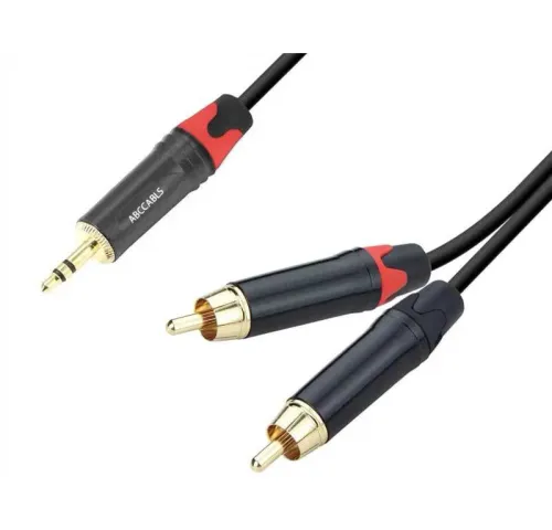 ABCCABLS miniJack-2xRCA 3m Кабель ABCCABLS MA309L3 (MA309L3)
