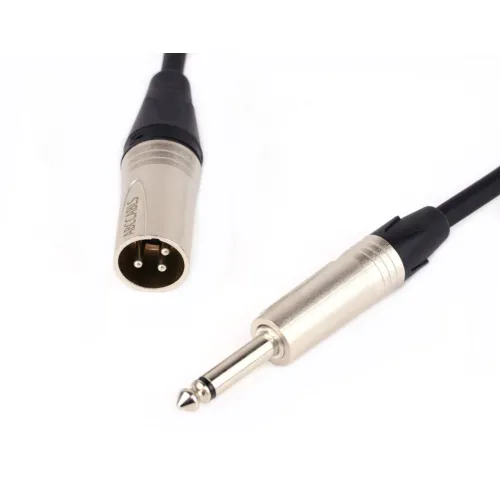 ABCCABLS Кабель з конекторами ABCCABLS MA015L2 JackMono-XLR male 2m (JackMono-XLR male 2m Кабель ABCCABLS MA015L2)