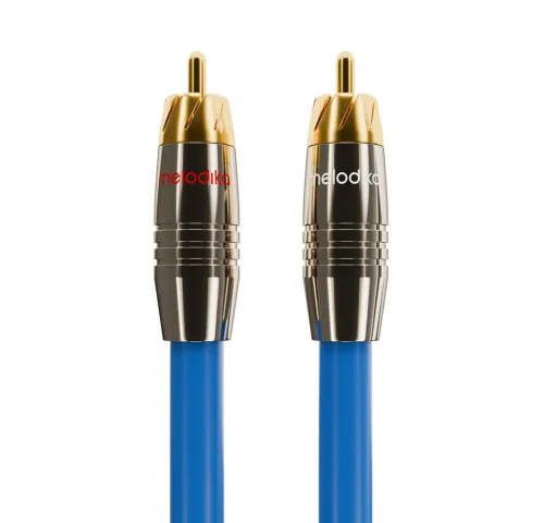 Melodika Sky Blue SB2R10 Cable 2xRCA - 2x RCA, 1m (SB2R10)