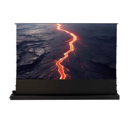 Celexon UST Hochkontrast Bodenscheren Leinwand- HomeCinema Plus, 100" schwarz - Demoware