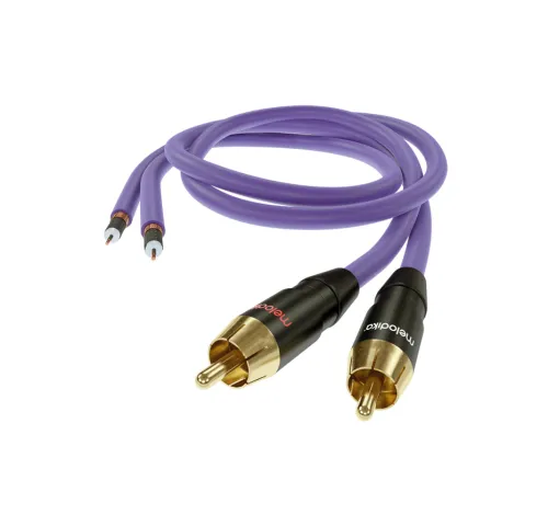 Melodika Purple Cable interconnect 2xRCA - 2xRCA, lenght 1,5m (MD2R15)