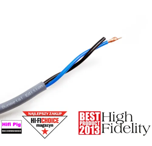 Melodika Gunmetal Speaker cable 2x 4mm2 - by meters (MDC2400G)