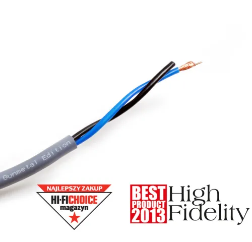 Melodika Gunmetal Speaker cable 2x1,5mm2 - by meters (MDC2150G)