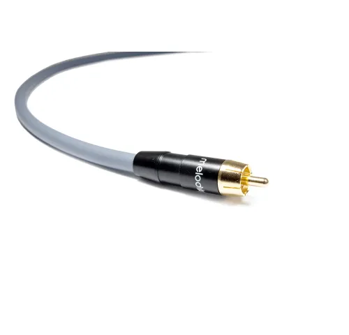 Melodika Purple Gunmetal edition Subwoofer cable RCA-RCA lenght 4 m (MDSW40G)