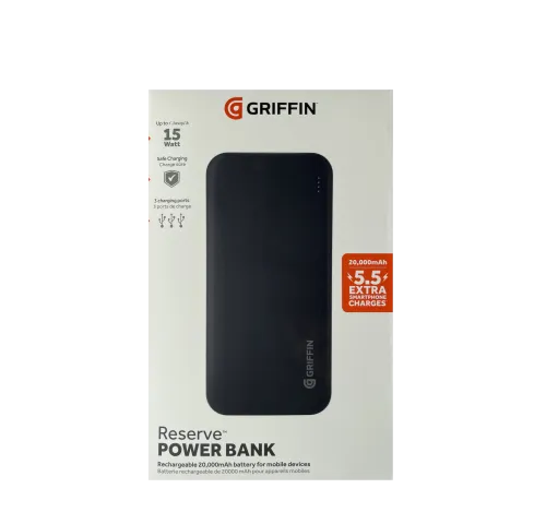 Griffin Powerbank GP-149 20,000 m/Ah (GP-149-BLK)