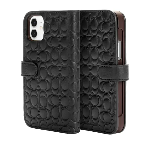 Coach Leather Folio Case для iPhone 12 mini (CIPH-068-DBBLK)