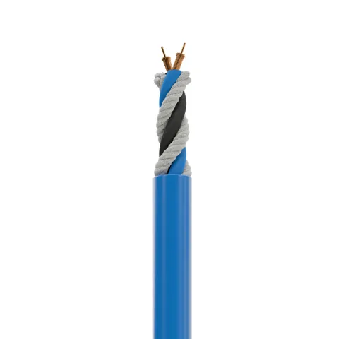 Melodika Sky Blue Speaker cable OFC 4N 2x4mm2 Speaker cable with BassCore line,  by meters (SBC2400)