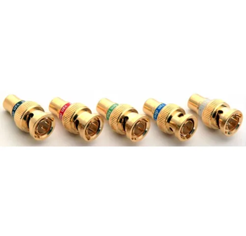 Van Den Hul Cinch to BNC adapter plug with coloured band (Cinch to BNC)