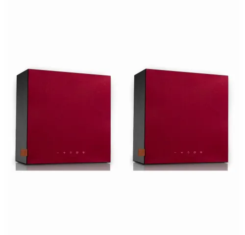 Morel HOGTALARE PAIR (HOGTALARE PAIR - BLACK CABINET WITH RED GRILL (EU))