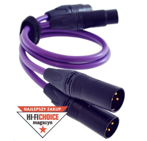 Melodika Purple Cable 2x XLR - 2x XLR, lenght 1,5m (MD2X15)