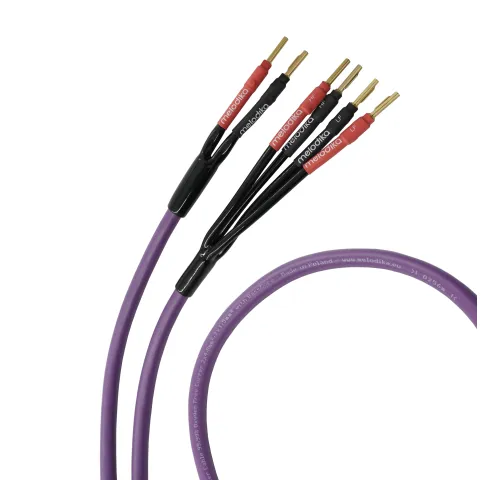 Melodika Purple Bi-wiring Speaker Cable OFC 4N 2x1,5mm2+2x4mm2; 3m (MDBW41530)