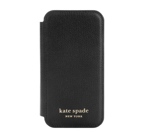 Kate Spade New York Folio Case for iPhone 12 mini (KSIPH-167-BLKC)