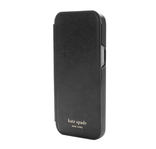 Kate Spade New York Folio Case for iPhone 12 Pro Max (KSIPH-170-CHBLK)